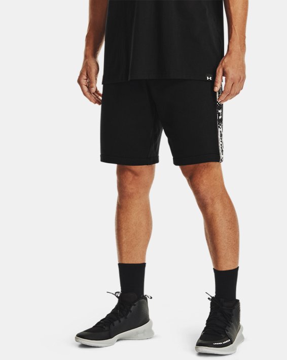 Herren UA Perimeter Fleece-Shorts, Black, pdpMainDesktop image number 0